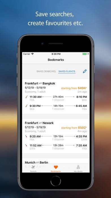 Idealo flights: cheap tickets App-Screenshot #5