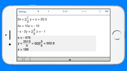 Systems of equations solver App screenshot #4