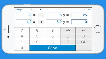 Systems of equations solver Schermata dell'app #5