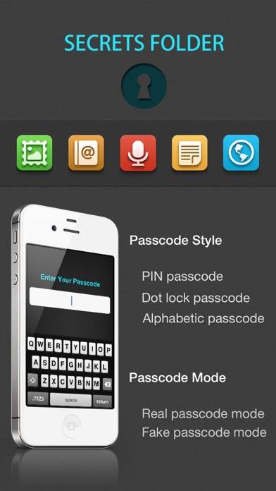 Secrets Folder Pro (Lock your photos, videos, contacts, accounts, notes and browser)