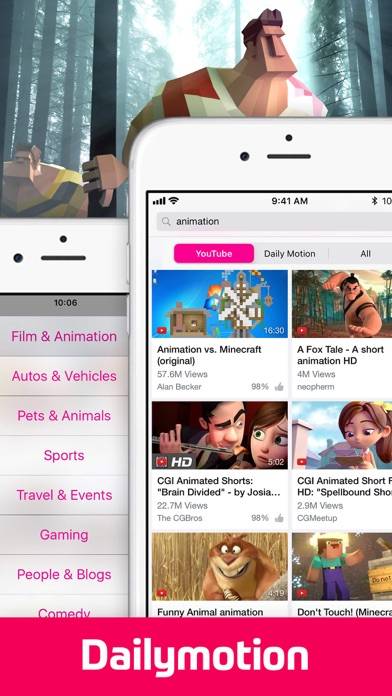 Video Tube™ Schermata dell'app