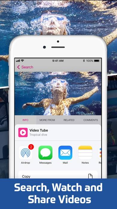 Video Tube™ Schermata dell'app