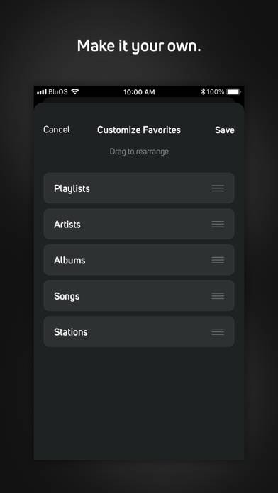 BluOS Controller App skärmdump #3