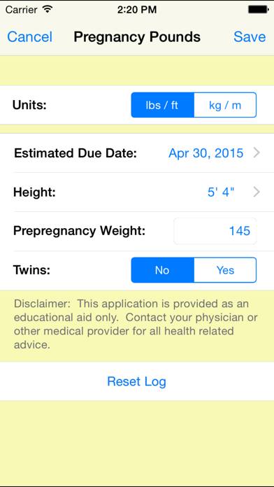 Pregnancy Pounds Schermata dell'app #2