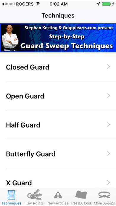 Guard Sweeps App screenshot #1