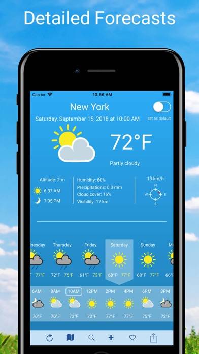 14 days Weather App skärmdump #1