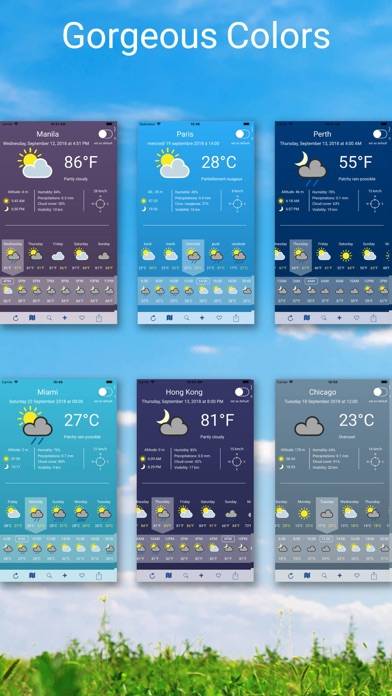 14 days Weather App skärmdump #3
