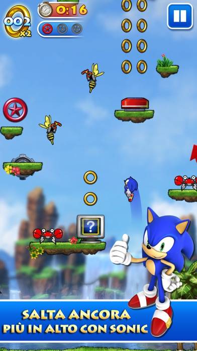 Sonic Jump™ Captura de pantalla de la aplicación #2