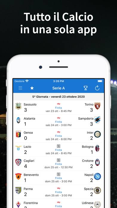 Italian Soccer 2021/2022 Schermata dell'app #1