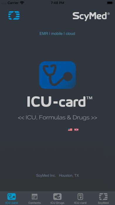 ICU-card App screenshot #1