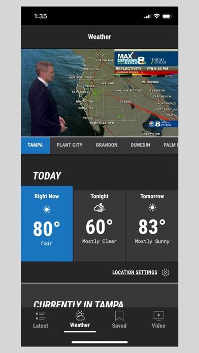 WFLA News Channel 8 App screenshot