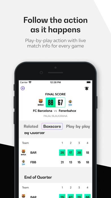 Euroleague Mobile Captura de pantalla de la aplicación #4
