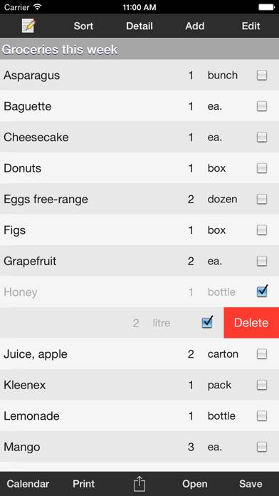 Shoppers Lists Captura de pantalla de la aplicación #1