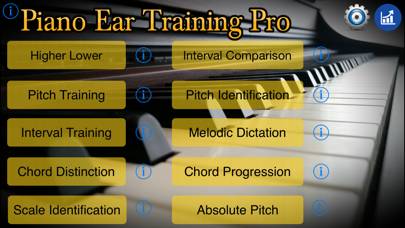 Piano Ear Training Pro Captura de pantalla de la aplicación #1