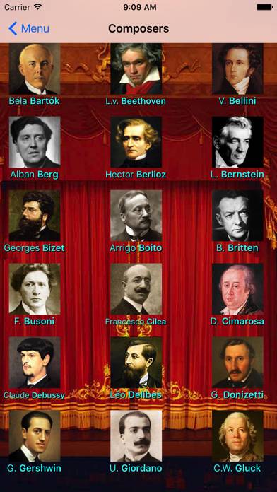 Great Operas Captura de pantalla de la aplicación