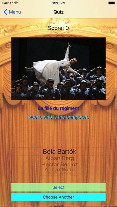 Great Operas Captura de pantalla de la aplicación