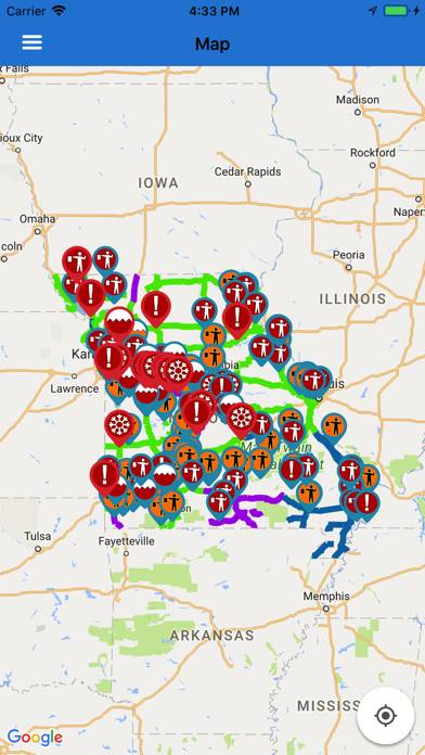 MoDOT Traveler Information screenshot