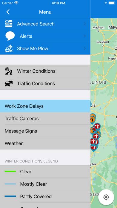 MoDOT Traveler Information App screenshot