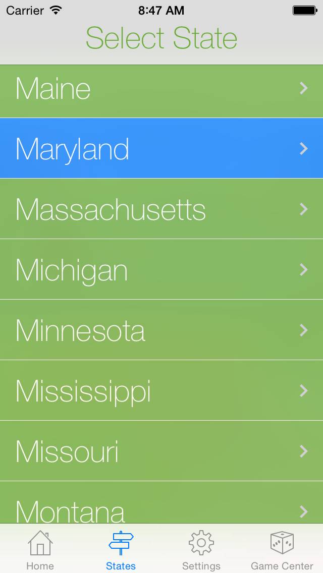 States And Plates, The License Plate Game App screenshot #4