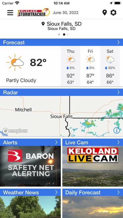 KELO Weather – South Dakota App screenshot #1