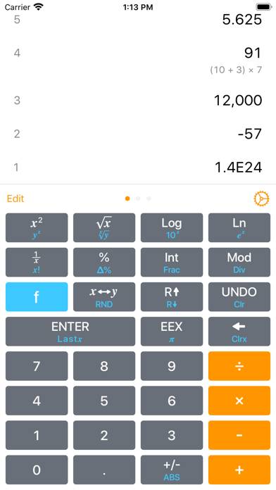 Calculator RPN Schermata dell'app #1