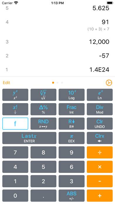 Calculator RPN Schermata dell'app #4