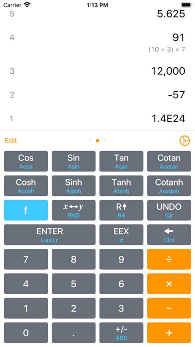Calculator RPN Capture d'écran de l'application #5
