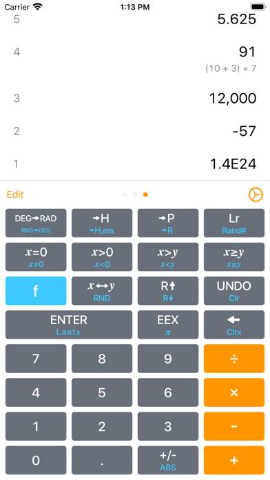 Calculator RPN Schermata dell'app #6