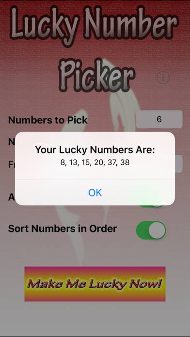 Lucky Number Picker screenshot