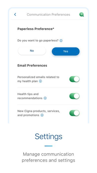 MyCigna App screenshot