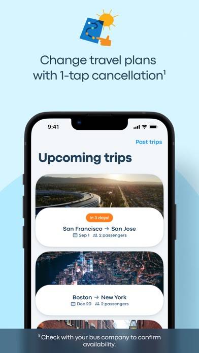 Busbud: Buy bus, train tickets App screenshot