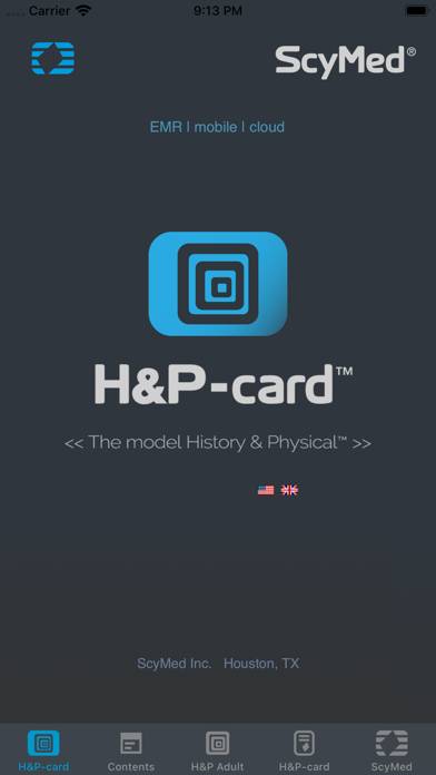 H&P-card™ App screenshot #1