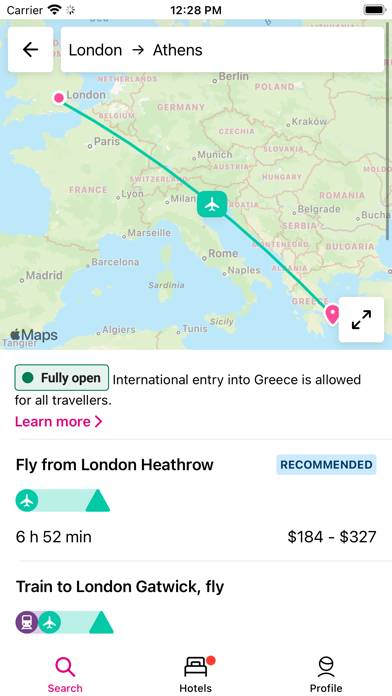Rome2Rio: Trip Planner App screenshot #6