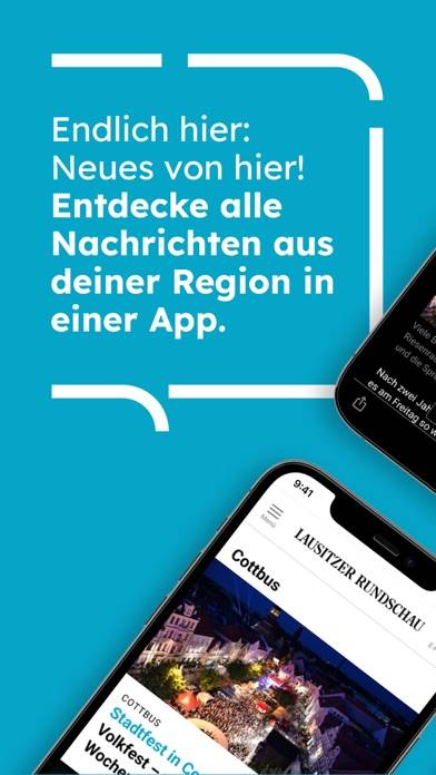Lausitzer Rundschau App-Screenshot #1