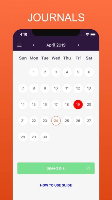Speed Dial the Universe Captura de pantalla de la aplicación