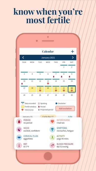 Ovia: Fertility, Cycle, Health App screenshot