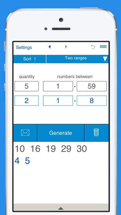 Random Number Generator RNG App-Screenshot #1