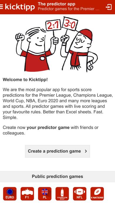 Kicktipp Captura de pantalla de la aplicación #4