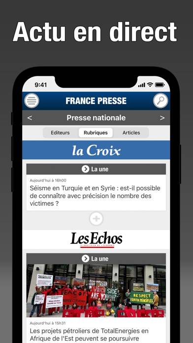 France Press Capture d'écran de l'application #1