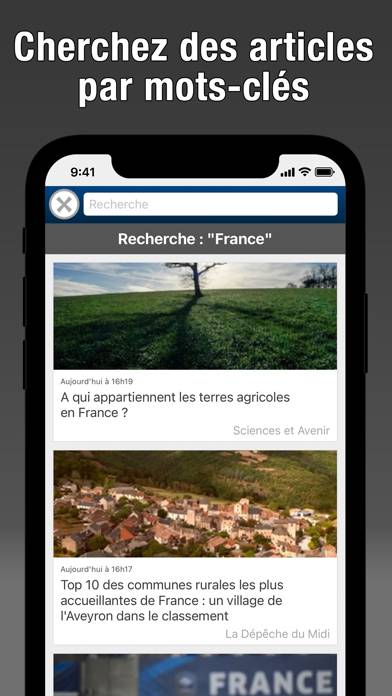 France Presse Capture d'écran de l'application