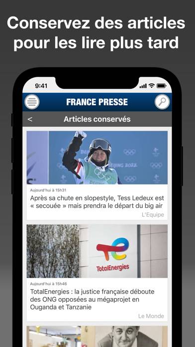 France Press Capture d'écran de l'application #5