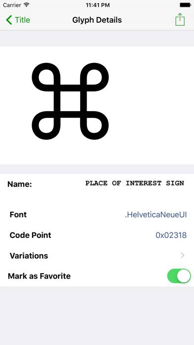 Unicode Character Viewer App screenshot #2