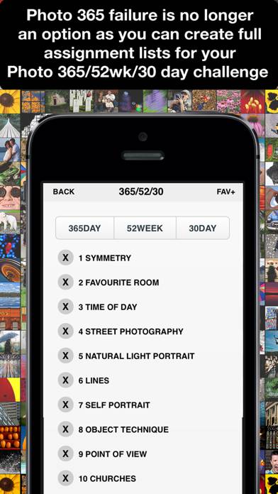 Learn Photo365 iPhotography Assignment Generator Schermata dell'app #1