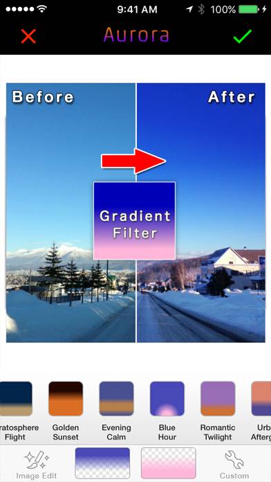 Aurora by FANG - Fast Gradient Image Editor screenshot