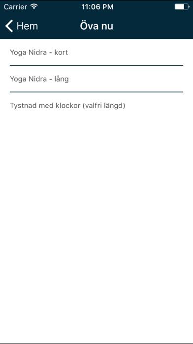 Yoga Nidra App skärmdump #3