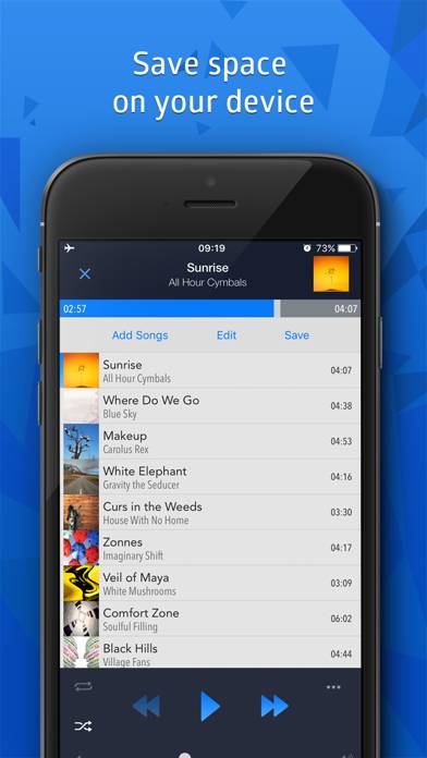 CloudBeats: Cloud Music Player Schermata dell'app #3