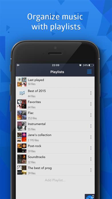 CloudBeats: Cloud Music Player App skärmdump #5