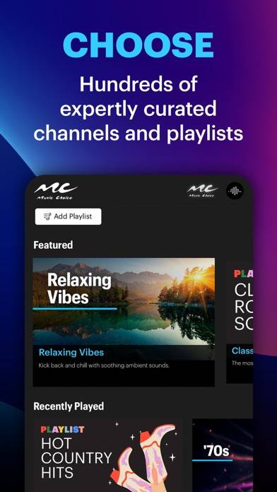 Music Choice: Ad-Free Music screenshot