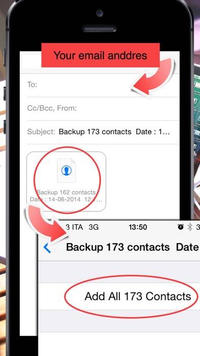 Backup Contacts ! App screenshot #5