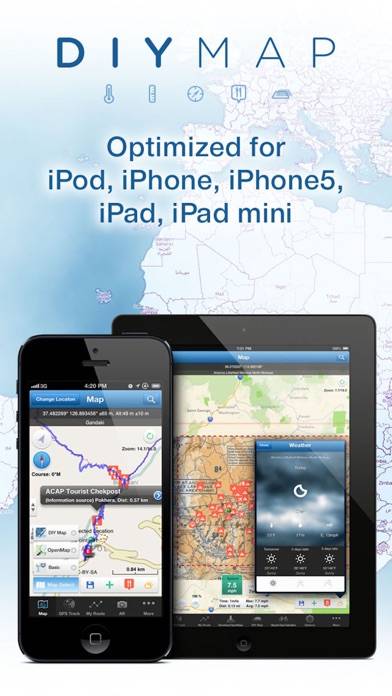 DIY Map GPS (App for World Travelers) Скриншот